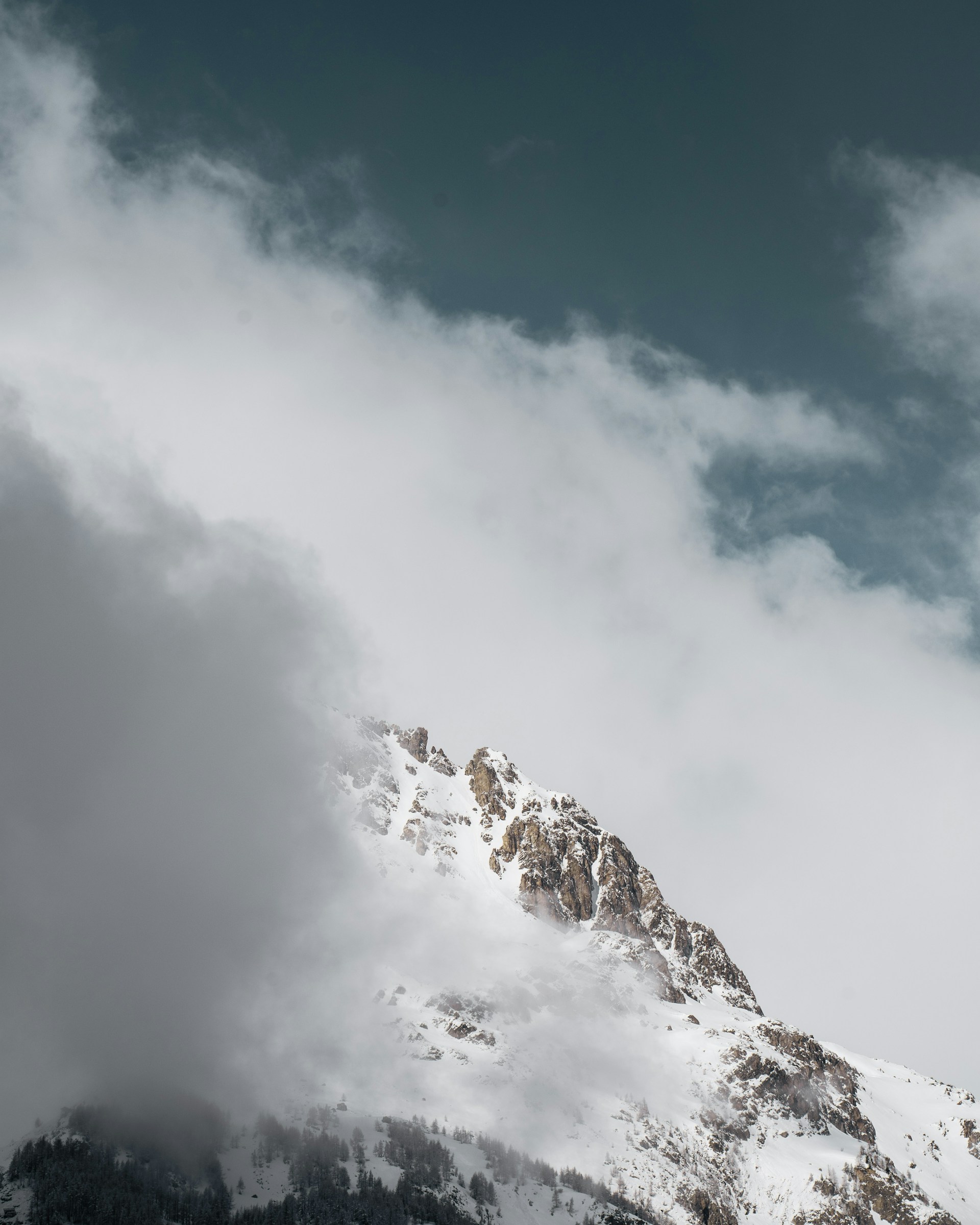 Val d'Isère slopes at high altitude