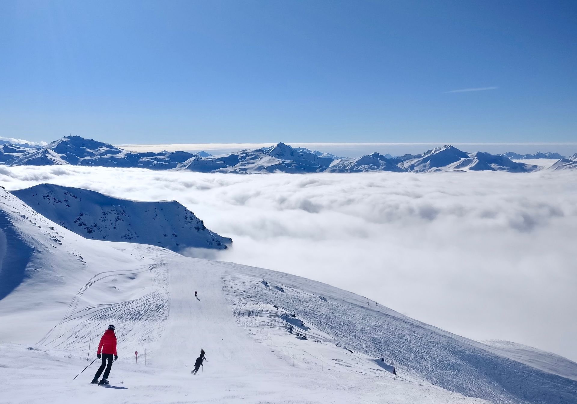 Val Thorens, the highest resort in Europe